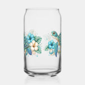 Zee Schildpad Zomer Blikvorm Glas (Links)