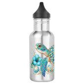 Zee Schildpad Zomer Waterfles (Links)