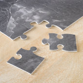 Zee Schildpad Zwart-wit kunst Legpuzzel (Zijkant)