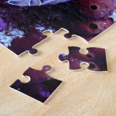 Zee schildpad zwemmen met levend koraal legpuzzel (Zijkant)