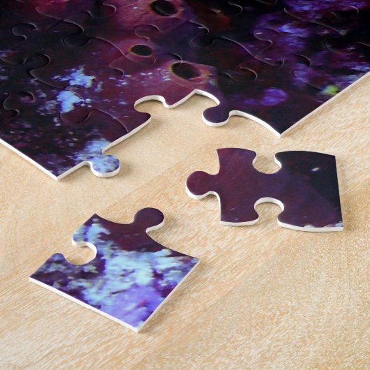 Zee schildpad zwemmen met levend koraal legpuzzel (Zijkant)