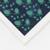 Zee Schildpad Zwemmen Quilt Deken Groot Gepersonal (Hoek)