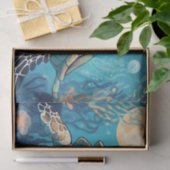 Zee Schildpad Zwemmen 's nachts Tissuepapier (Geschenk)