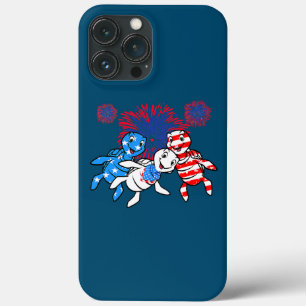 Zee schildpadden 4 juli Amerikaanse vlag Case-Mate iPhone Case
