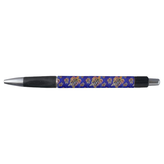 Zee Schildpadden Batik Afrikaanse Kunst Pen (Voorkant)