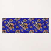 Zee Schildpadden Batik Afrikaanse Kunst Yogamat (Voorkant (horizontaal))