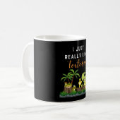 Zee schildpadden die ik echt leuk vind aan schildp koffiemok (Voorkant links)