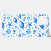 Zee Schildpadden en Schelpen - Ocean-Inspired Desi Case-Mate iPhone Case (Achterkant (horizontaal))