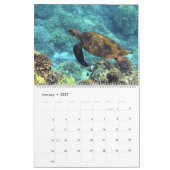 Zee schildpadden en schildpadden kalender (Jan 2027)