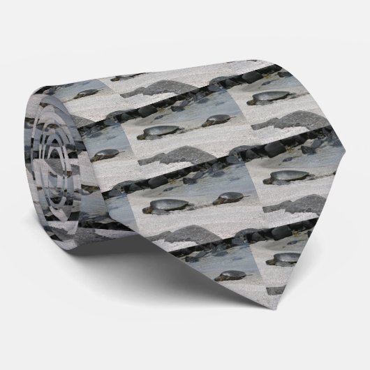 Zee schildpadden in Kona, Hawaii Stropdas (Opgerold)