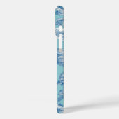 zee schildpadden kobalt hemelsblauw Case-Mate iPhone case (Achterkant / Links)