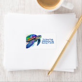 Zee Schildpadden Mariene Naturen Etiket (Insitu)