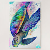 Zee Schildpadden Mariene Naturen Legpuzzel (Verticaal)