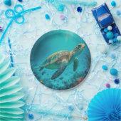 Zee Schildpadden Mariene Naturen Papieren Bordje (Feest)