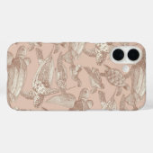 zee schildpadden mocha mousse crème tan Case-Mate iPhone case (Achterkant (horizontaal))