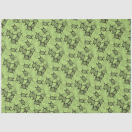 Zee Schildpadden op groen Tissuepapier