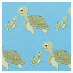 Zee Schildpadden Schattigee Kinder Baby Nursery Stof
