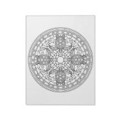 Zee schildpadden Seaturle Mandala Patroonkleurboek Notitieblok (Linkerzijde)