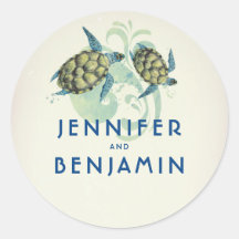 Zee schildpadden Tropische zee bruiloft