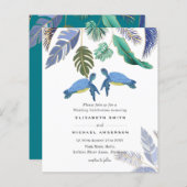 Zee Schildpadden Trouwen Blauw Geel (Voorkant / Achterkant)