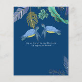 Zee Schildpadden Trouwen Blauw Geel (Achterkant)