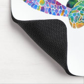 Zee schildpadden uit de Oceaan Muismat (Hoek)