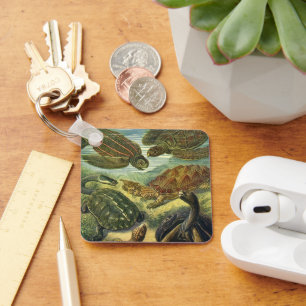 Zee Schildpadden Vintage Landschildpad door Ernst Sleutelhanger