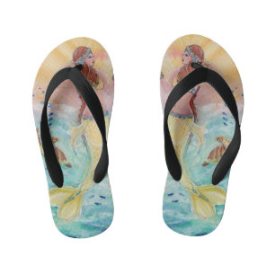 Zee schildpaddenstoel, Renee Lavoie Kinder Teenslippers