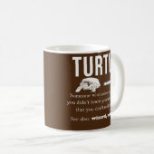 Zee schildpaddenstoelen voor vrouwen koffiemok (Voorkant rechts)