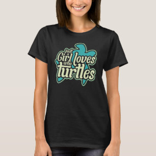 Zee schildpadVoor meisjes alleen een meisje dat va T-shirt