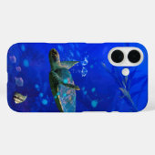 Zee-schildpadWIJN OP WATER Case-Mate iPhone Case (Achterkant (horizontaal))