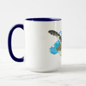 Zee schildpadzwemmen mok (Links)