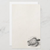  Zee Schildschildpad op maat Briefpapier (Voorkant / Achterkant)