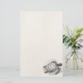  Zee Schildschildpad op maat Briefpapier (Staand voorkant)