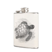  Zee Schildschildpad op maat Heupfles (Links)