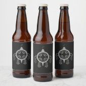 Zee schroefblokken bier etiket (Flessen)