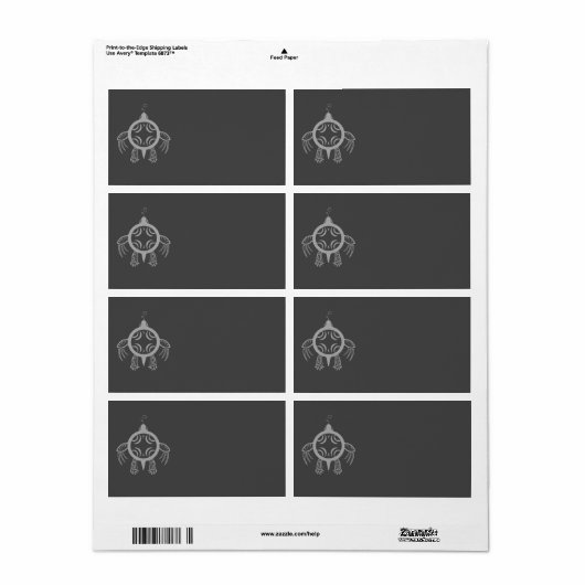 Zee schroefblokken etiket (Full Sheet)