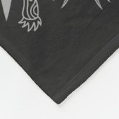 Zee schroefblokken fleece deken (Hoek)