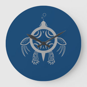 Zee schroefblokken grote klok