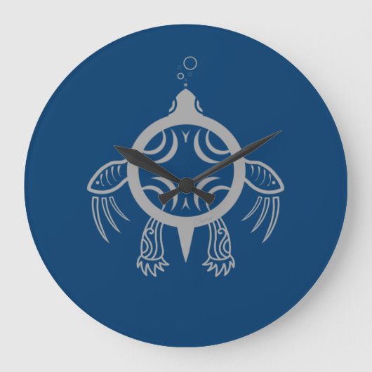 Zee schroefblokken grote klok (Voorkant)