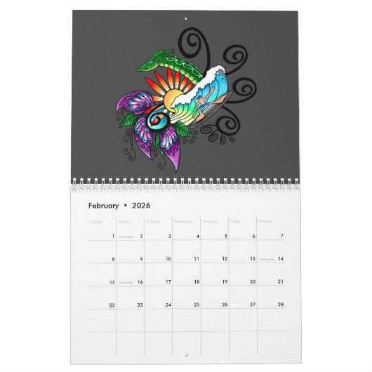 Zee schroefblokken kalender (Feb 2026)