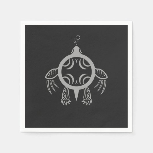 Zee schroefblokken servetten (Voorkant)