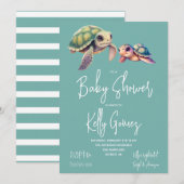 Zee Schroop Geslacht Neutral Boho Toys Baby shower Kaart (Voorkant / Achterkant)