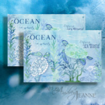 Zee Schrootschildpad zeezand Blauw ontkoppeling