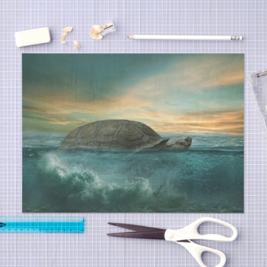 Zee Schroottelpapier voor reuzenontkoppeling Tissuepapier (Craft)