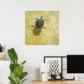 Zee Schuifschaduw afdrukken Poster (Thuiskantoor)