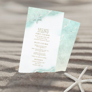 Zee Schuim Beach Wedding Menu V2 ID837