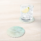 Zee Schuim Beach Wedding Starfish ID837 Kartonnen Onderzetters (Insitu)