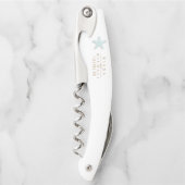 Zee Schuim Beach Wedding Starfish ID837 Kurkentrekker (Voorkant)