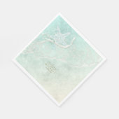 Zee Schuim Beach Wedding Starfish ID837 Servet (Hoek)